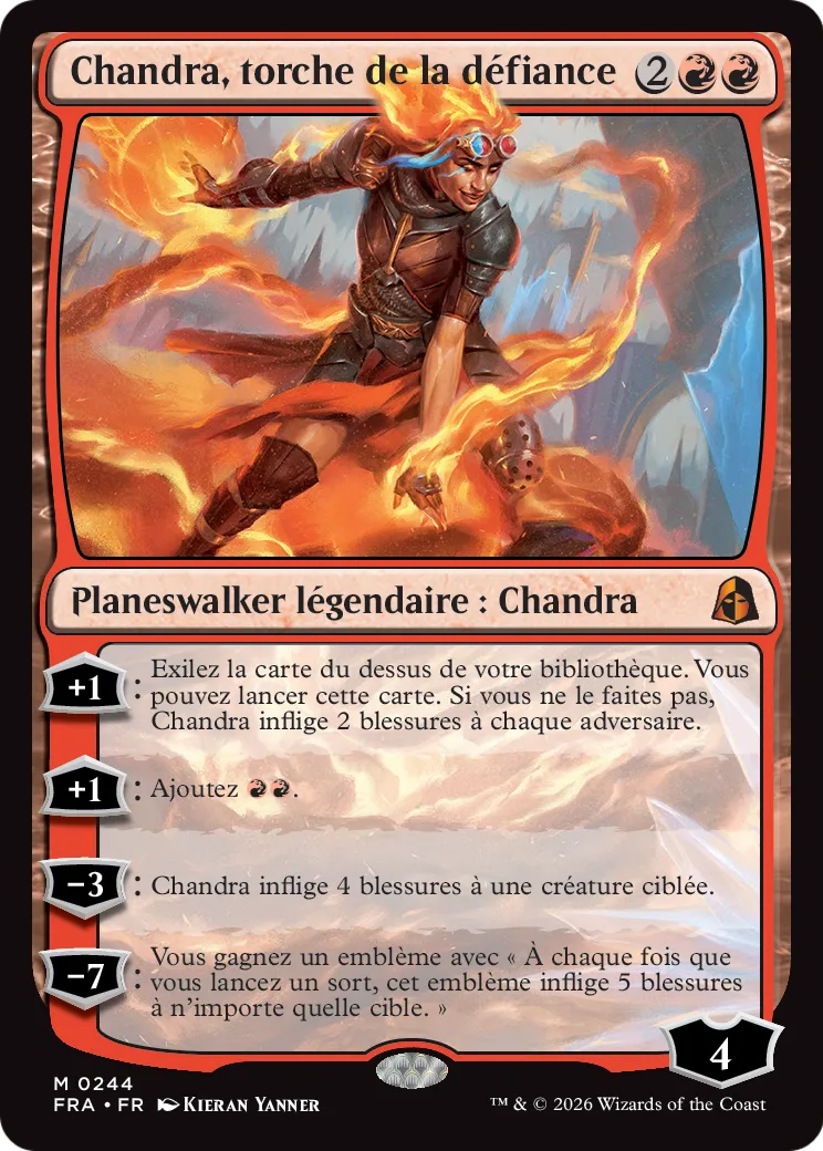 Chandra, torche de la défiance — Reality Fracture — Magic: The Gathering