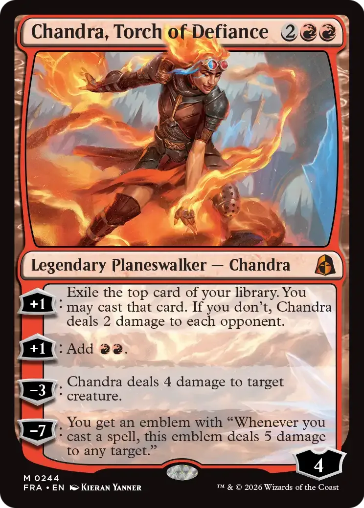 Chandra, Torch of Defiance — Reality Fracture — Magic: The Gathering