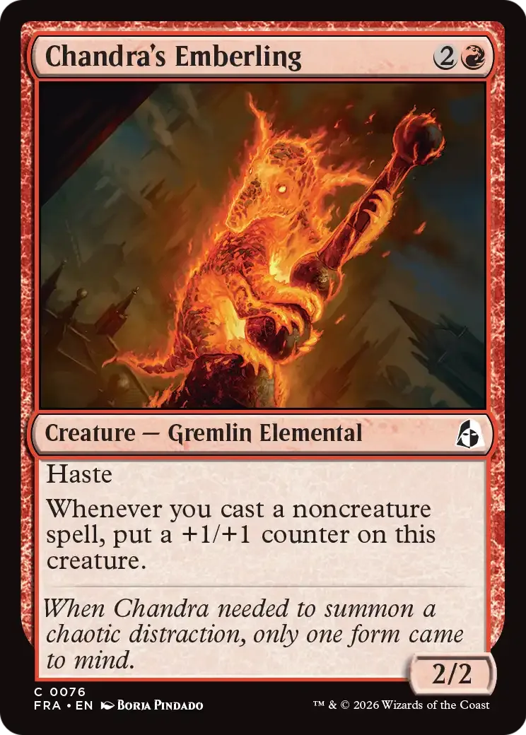 Chandra's Emberling — Reality Fracture — Magic: The Gathering