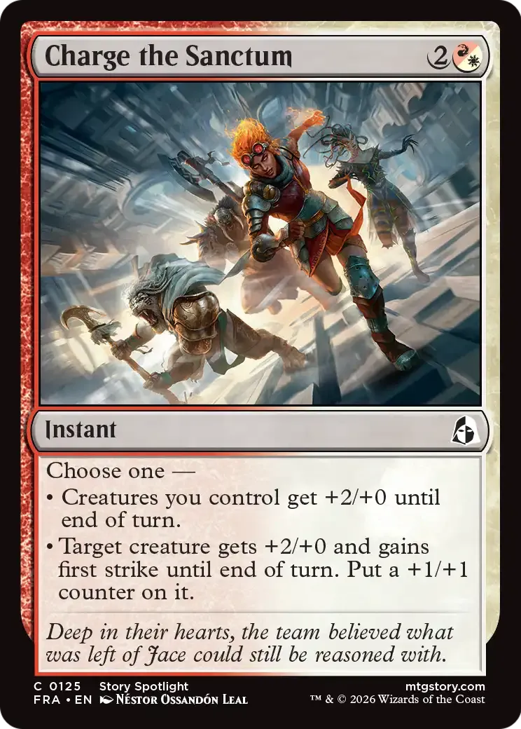 Charge the Sanctum — Reality Fracture — Magic: The Gathering