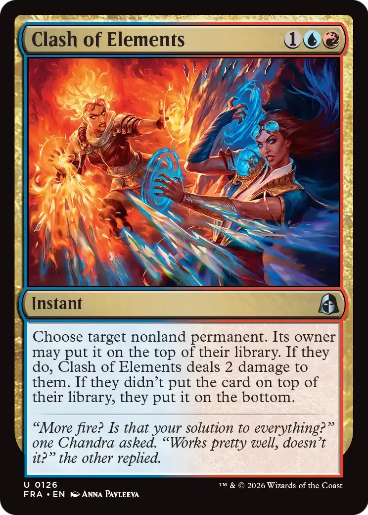 Choc des éléments — Reality Fracture — Magic: The Gathering