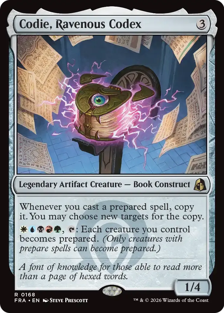 Codie, codex vorace — Reality Fracture — Magic: The Gathering