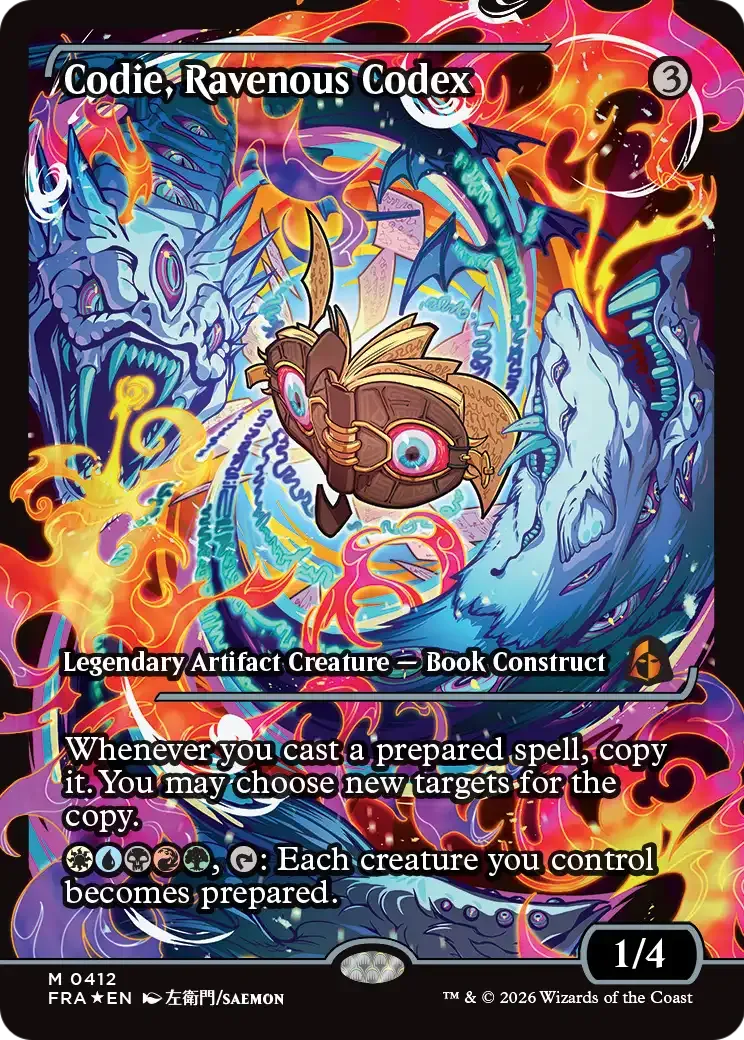 Codie, codex vorace from Reality Fracture - Magic: The Gathering