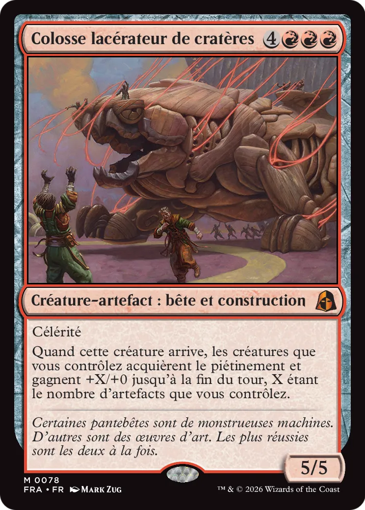 Colosse lacérateur de cratères — Reality Fracture — Magic: The Gathering