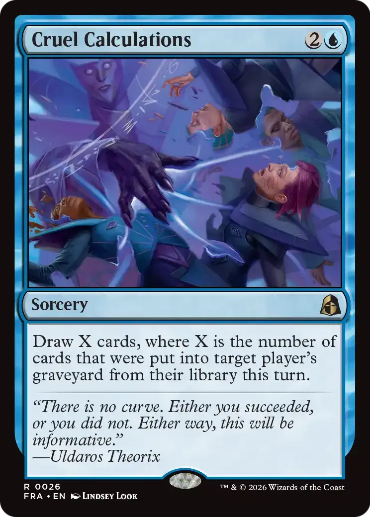 Cruel Calculations — Reality Fracture — Magic: The Gathering