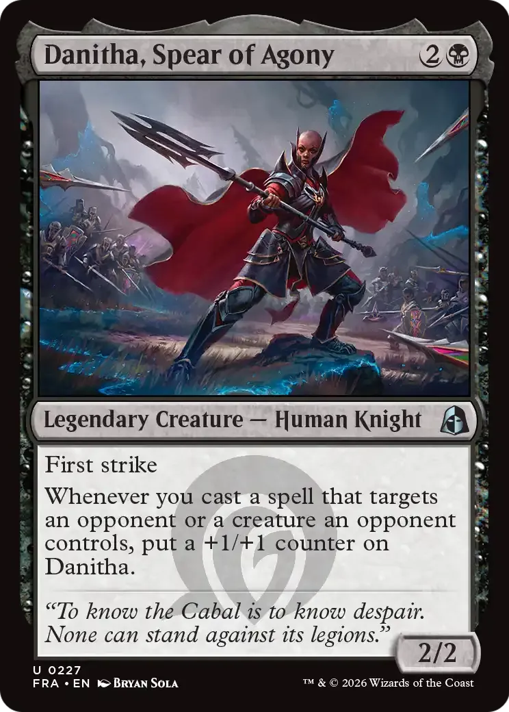 Danitha, lance d'angoisse — Reality Fracture — Magic: The Gathering