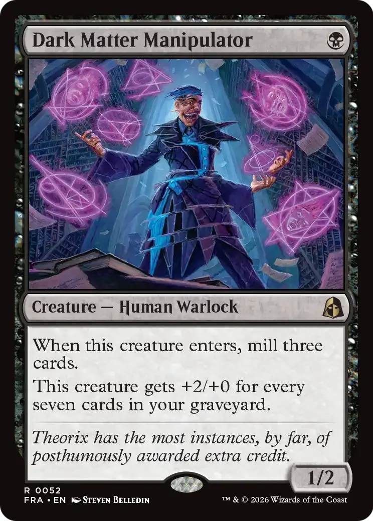 Dark Matter Manipulator — Reality Fracture — Magic: The Gathering