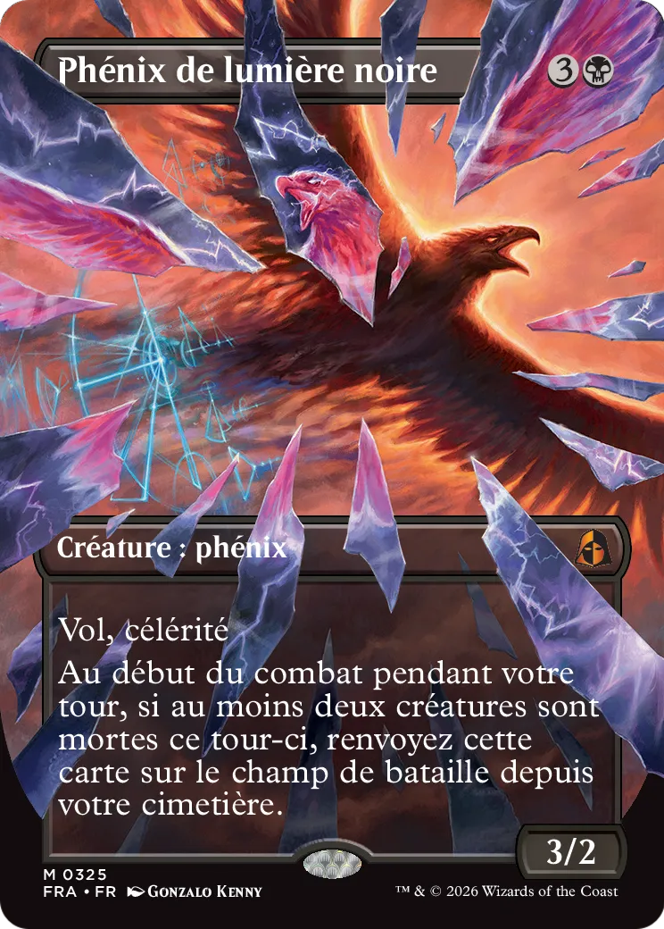 Phénix de lumière noire — Reality Fracture — Magic: The Gathering
