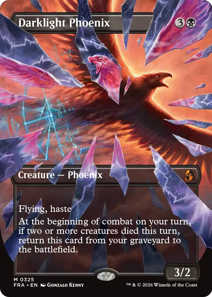 Darklight Phoenix — Reality Fracture — Magic: The Gathering