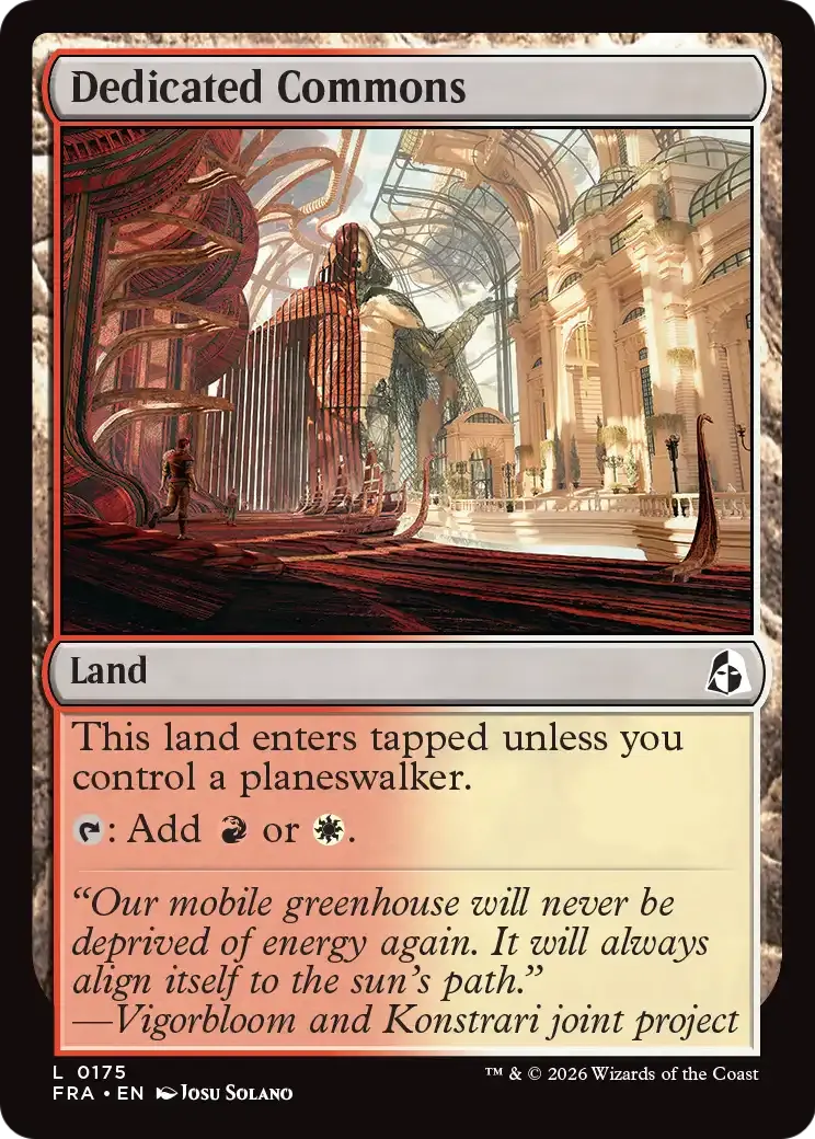 Salle commune dédiée — Reality Fracture — Magic: The Gathering