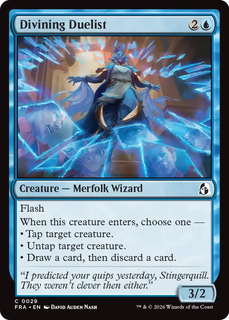 Duelliste de divination — Reality Fracture — Magic: The Gathering
