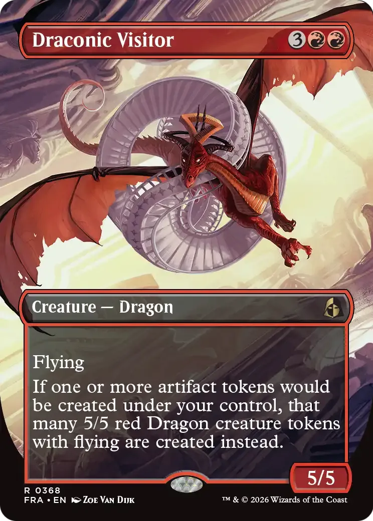 Draconic Visitor — Reality Fracture — Magic: The Gathering