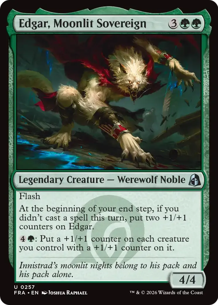 Edgar, souverain au clair de lune — Reality Fracture — Magic: The Gathering