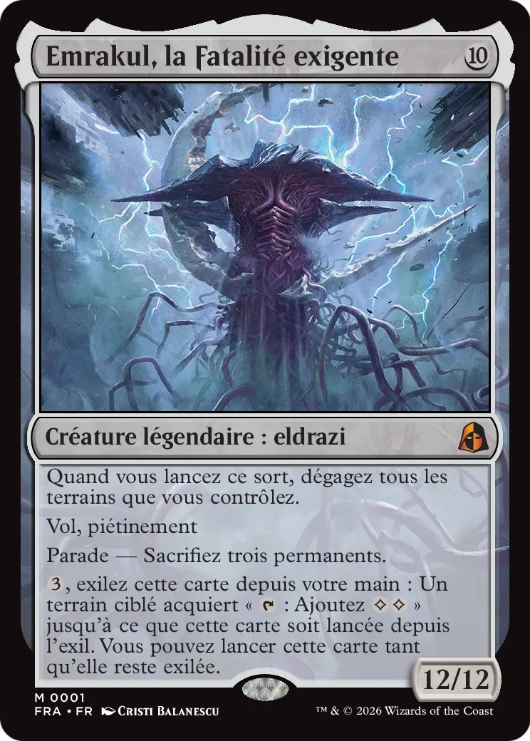 Emrakul, la Fatalité exigente — Reality Fracture — Magic: The Gathering