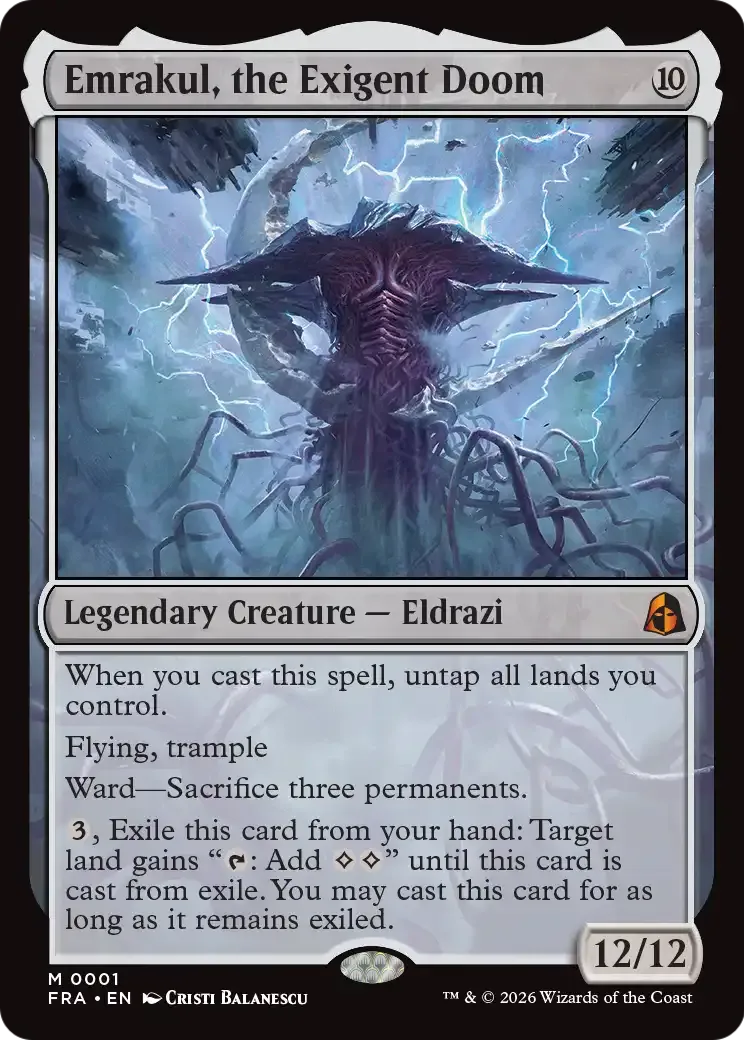 Emrakul, la Fatalité exigente — Reality Fracture — Magic: The Gathering