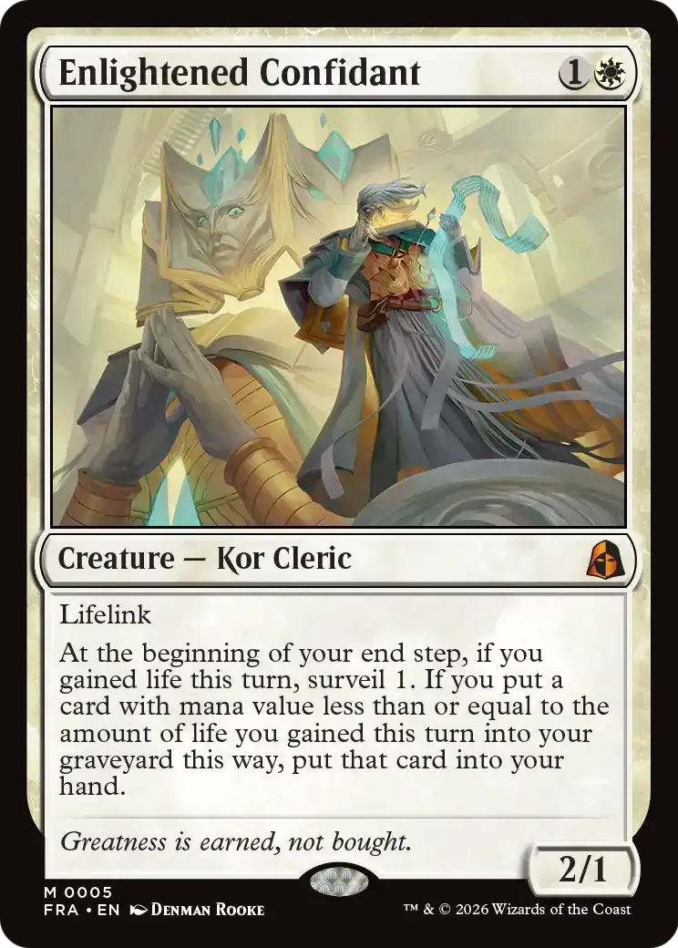 Enlightened Confidant — Reality Fracture — Magic: The Gathering
