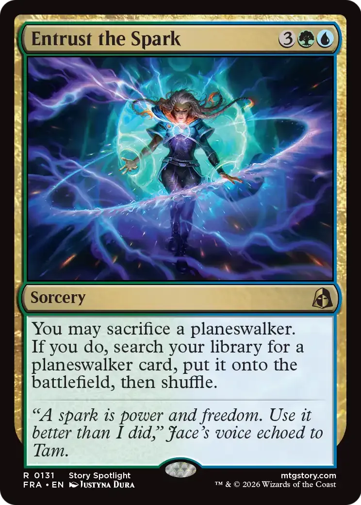 Entrust the Spark — Reality Fracture — Magic: The Gathering