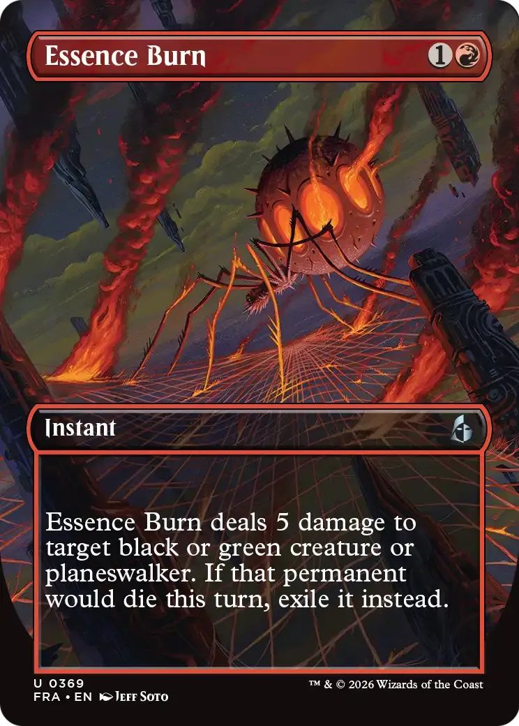 Brûlure d'essence — Reality Fracture — Magic: The Gathering