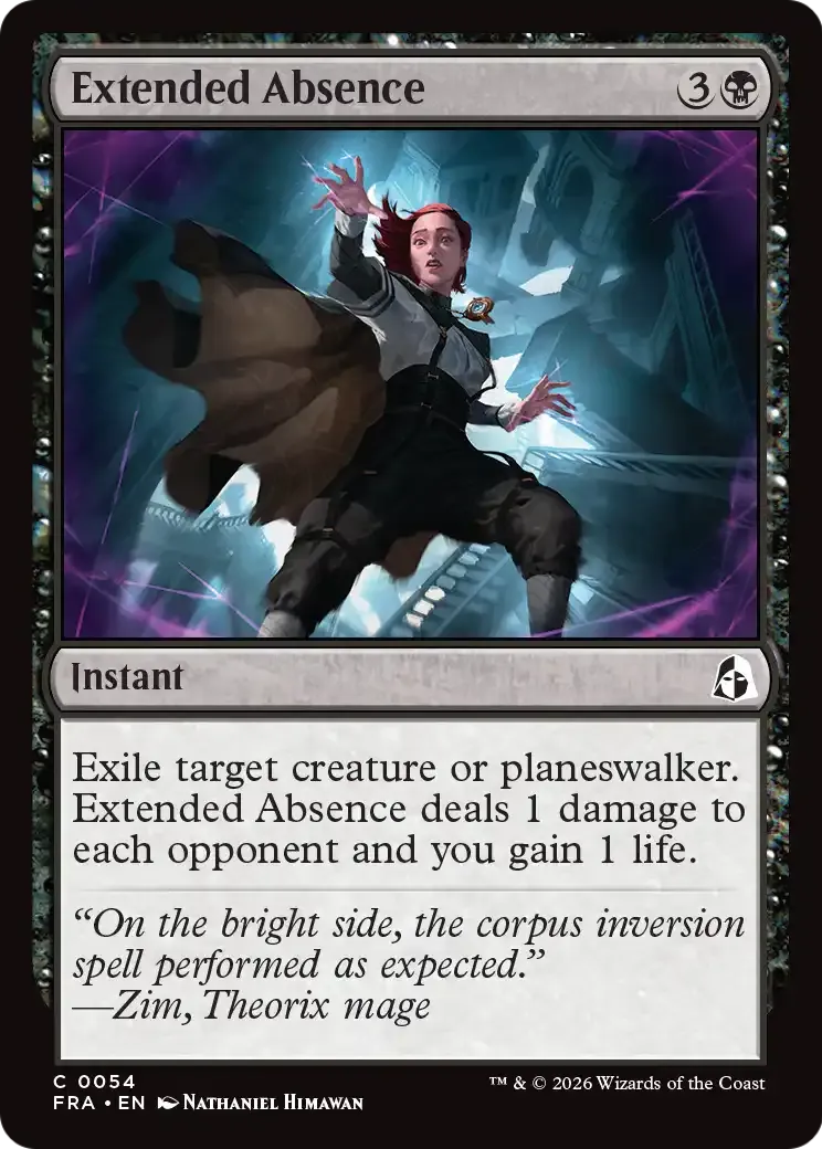Extended Absence — Reality Fracture — Magic: The Gathering