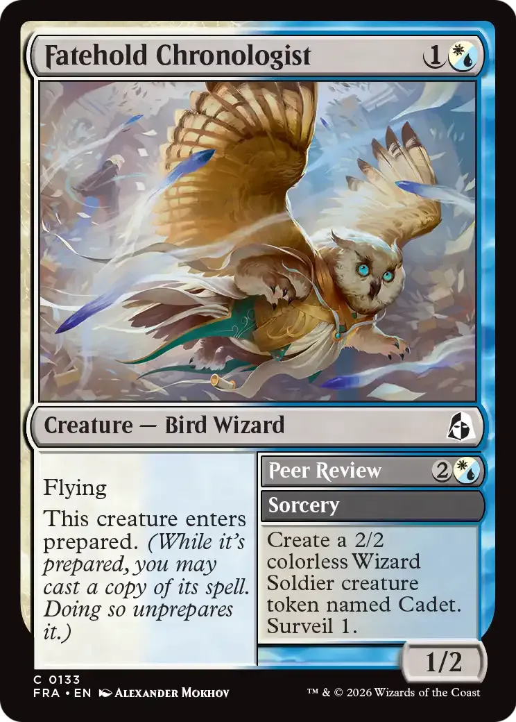Fatehold Chronologist // Peer Review — Reality Fracture — Magic: The Gathering