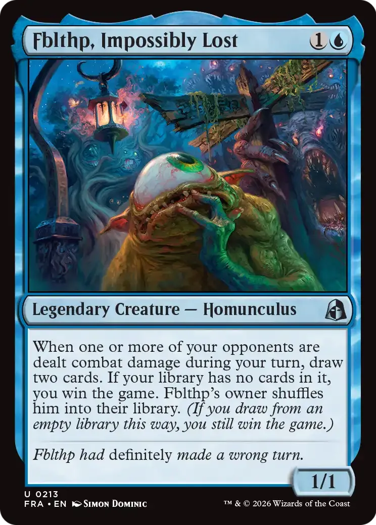 Fblthp, impossiblement égaré — Reality Fracture — Magic: The Gathering