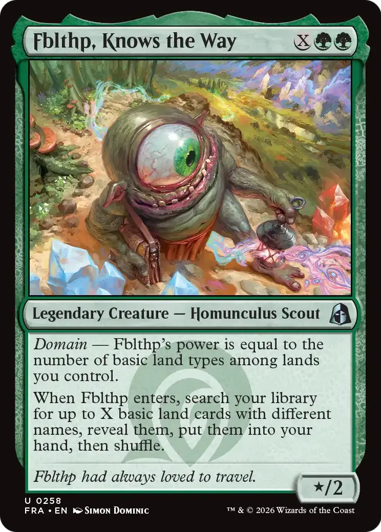 Fblthp, Knows the Way — Reality Fracture — Magic: The Gathering