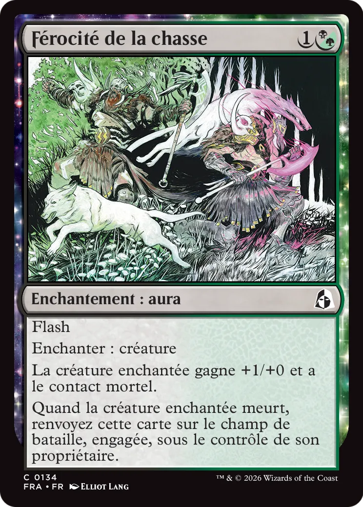 Férocité de la chasse — Reality Fracture — Magic: The Gathering