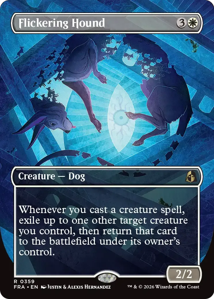 Flickering Hound — Reality Fracture — Magic: The Gathering