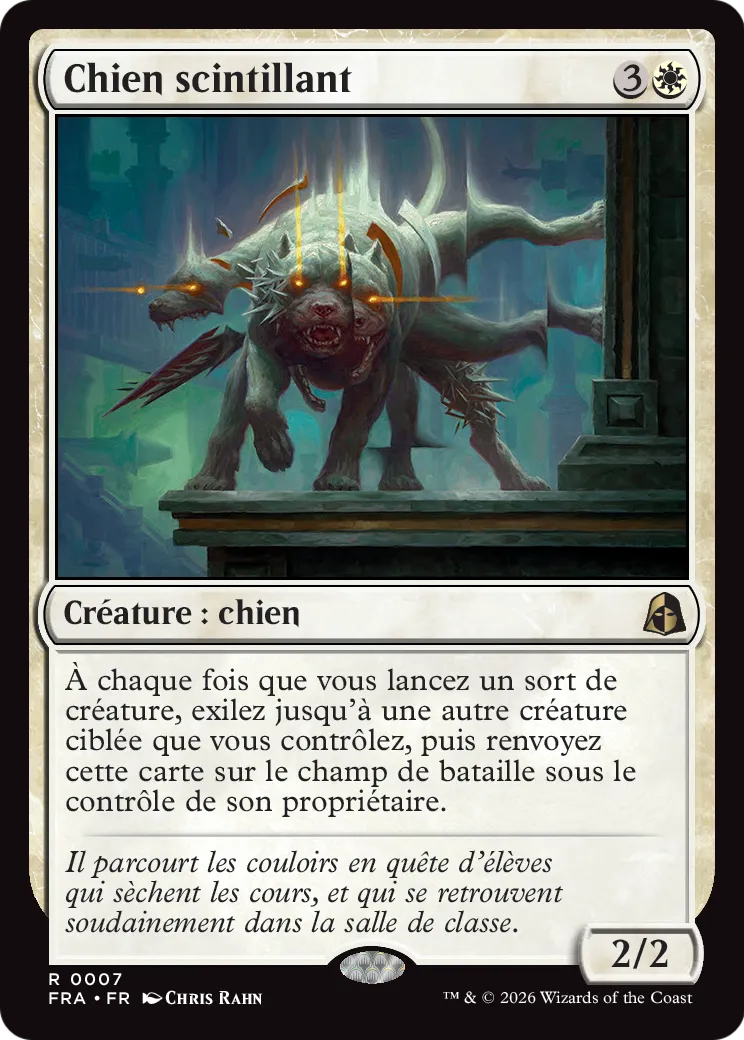 Chien scintillant — Reality Fracture — Magic: The Gathering
