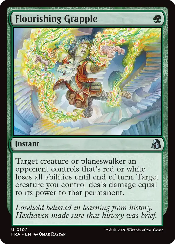 Flourishing Grapple — Reality Fracture — Magic: The Gathering