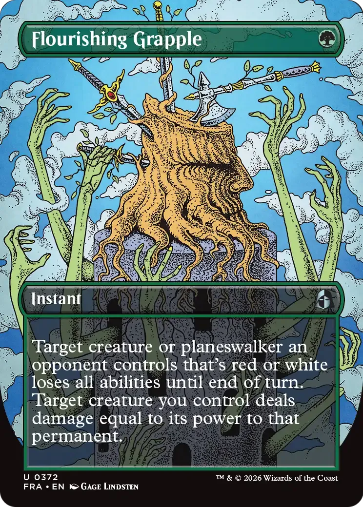 Flourishing Grapple — Reality Fracture — Magic: The Gathering