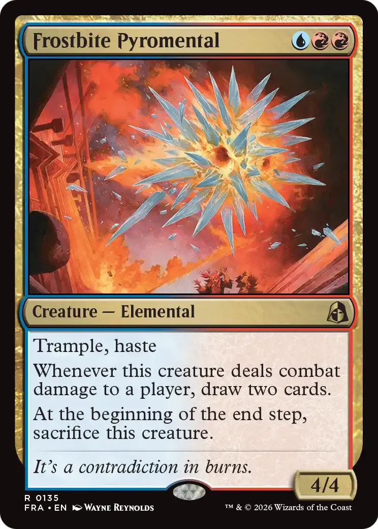 Frostbite Pyromental — Reality Fracture — Magic: The Gathering