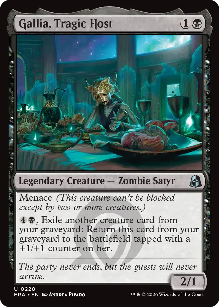 Gallia, Tragic Host — Reality Fracture — Magic: The Gathering