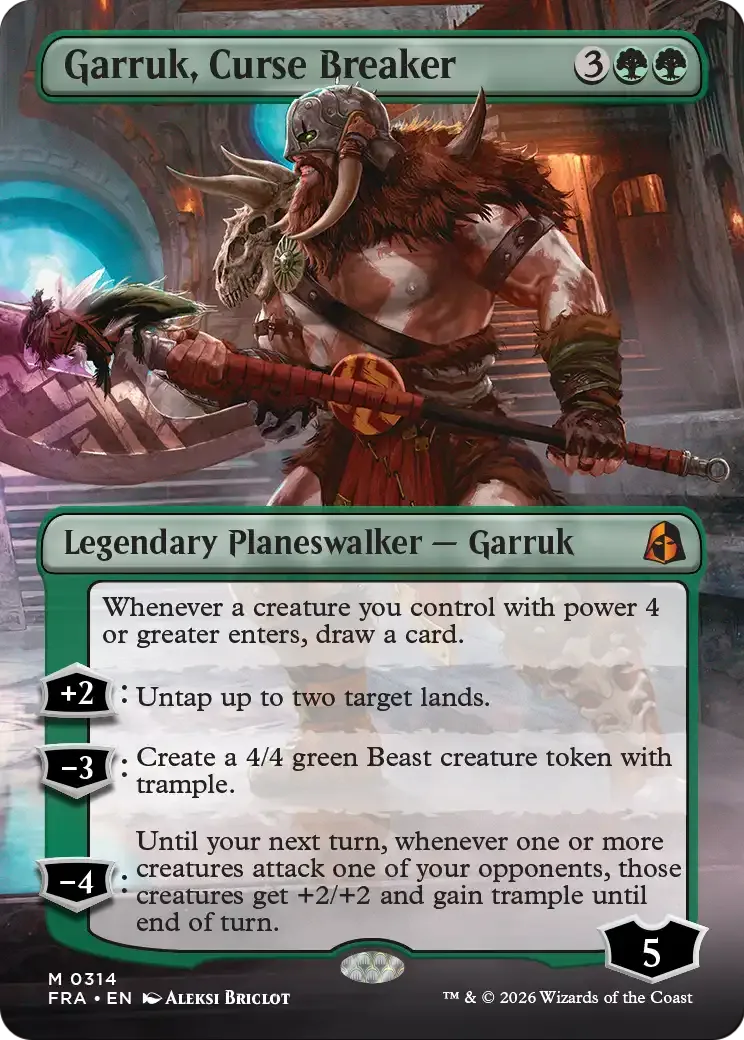 Garruk, Curse Breaker — Reality Fracture — Magic: The Gathering
