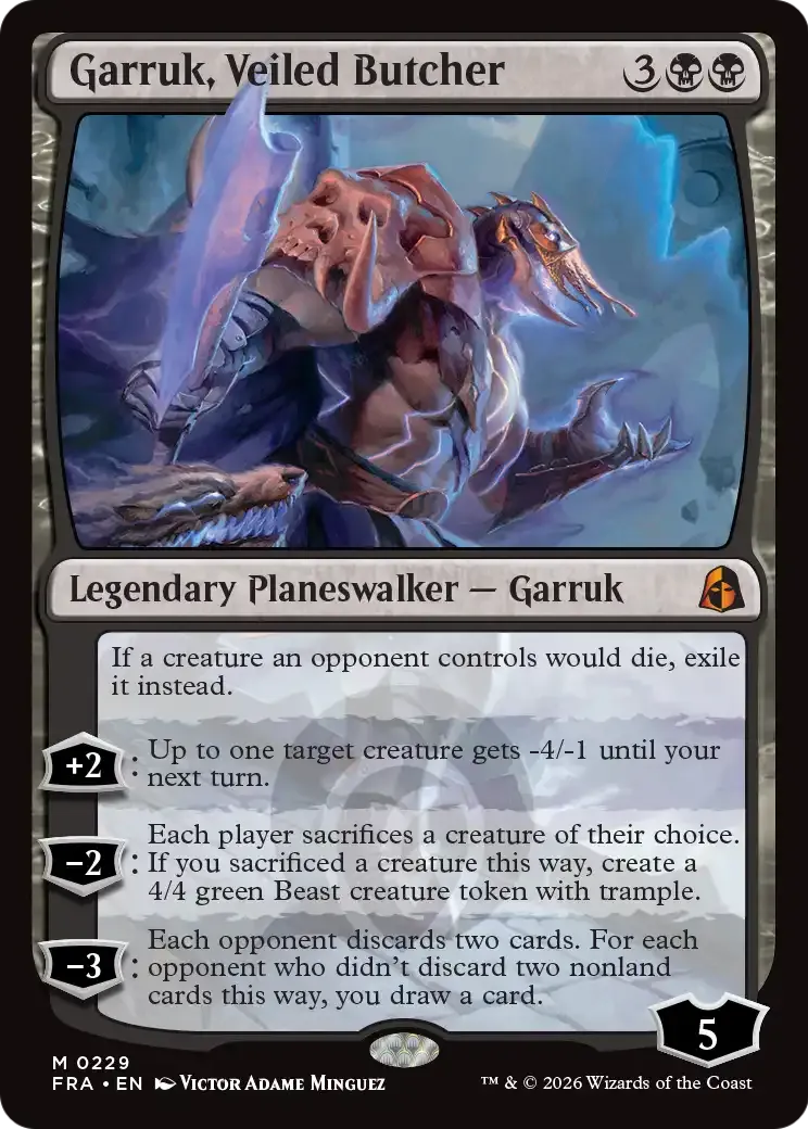 Garruk, Veiled Butcher — Reality Fracture — Magic: The Gathering
