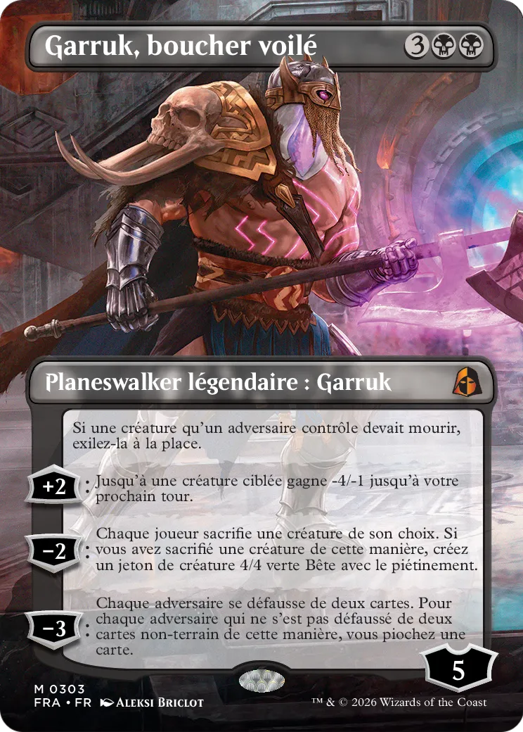 Garruk, boucher voilé — Reality Fracture — Magic: The Gathering