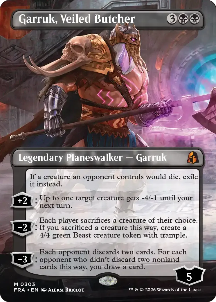 Garruk, Veiled Butcher — Reality Fracture — Magic: The Gathering