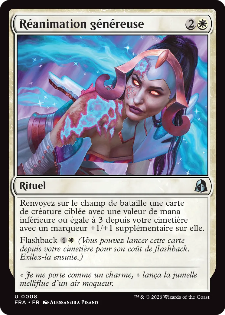 Réanimation généreuse — Reality Fracture — Magic: The Gathering
