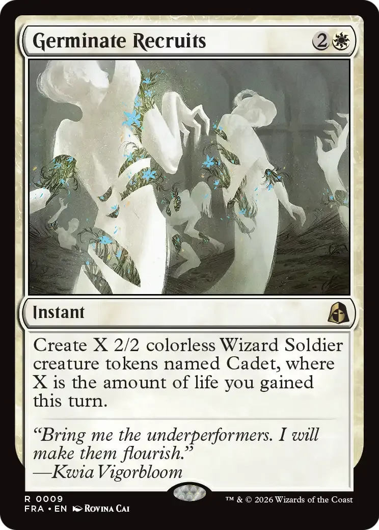 Germinate Recruits — Reality Fracture — Magic: The Gathering