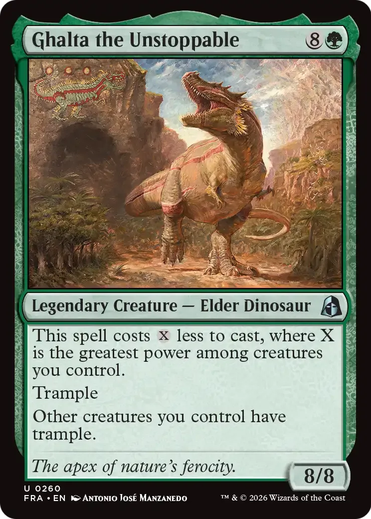 Ghalta l'invincible — Reality Fracture — Magic: The Gathering