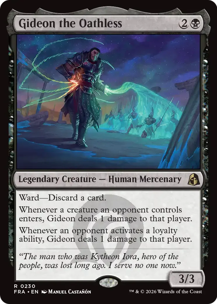 Gideon the Oathless — Reality Fracture — Magic: The Gathering