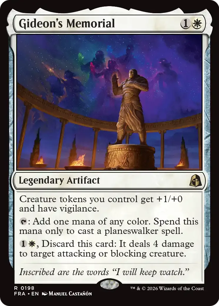Gideon's Memorial — Reality Fracture — Magic: The Gathering