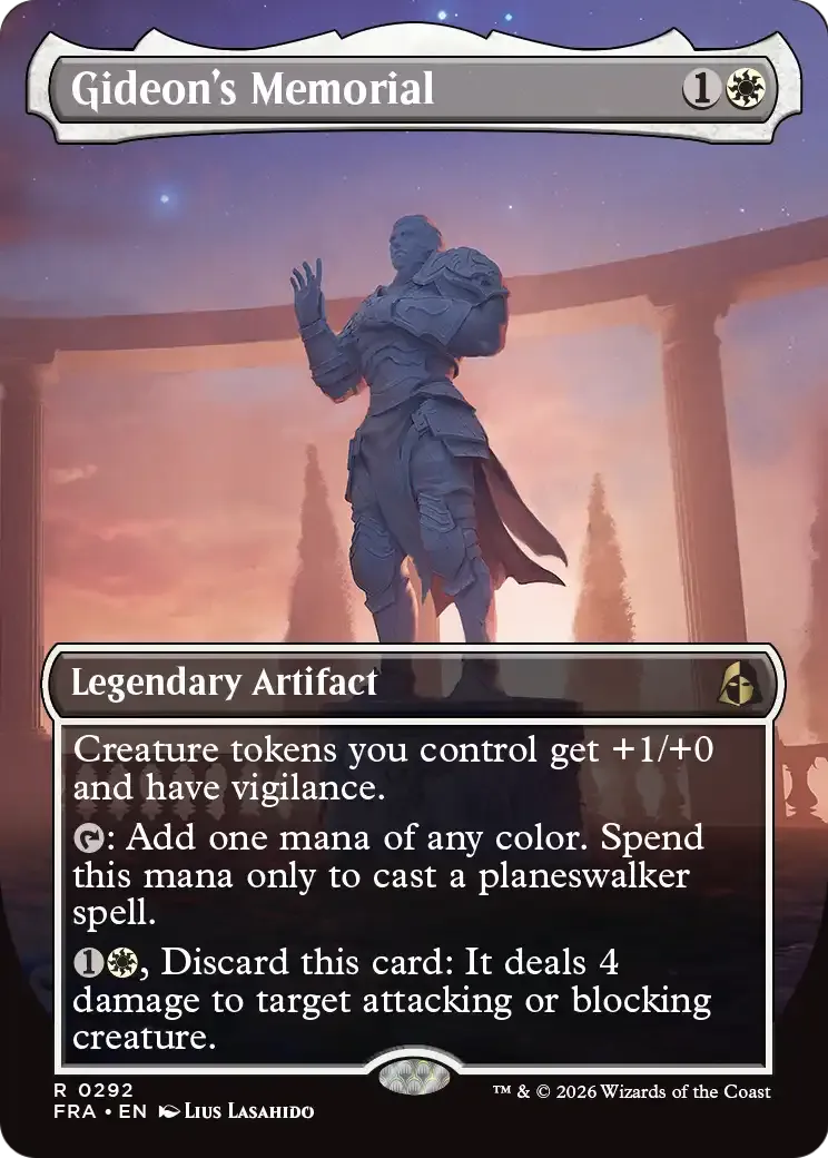 Mémorial de Gideon — Reality Fracture — Magic: The Gathering