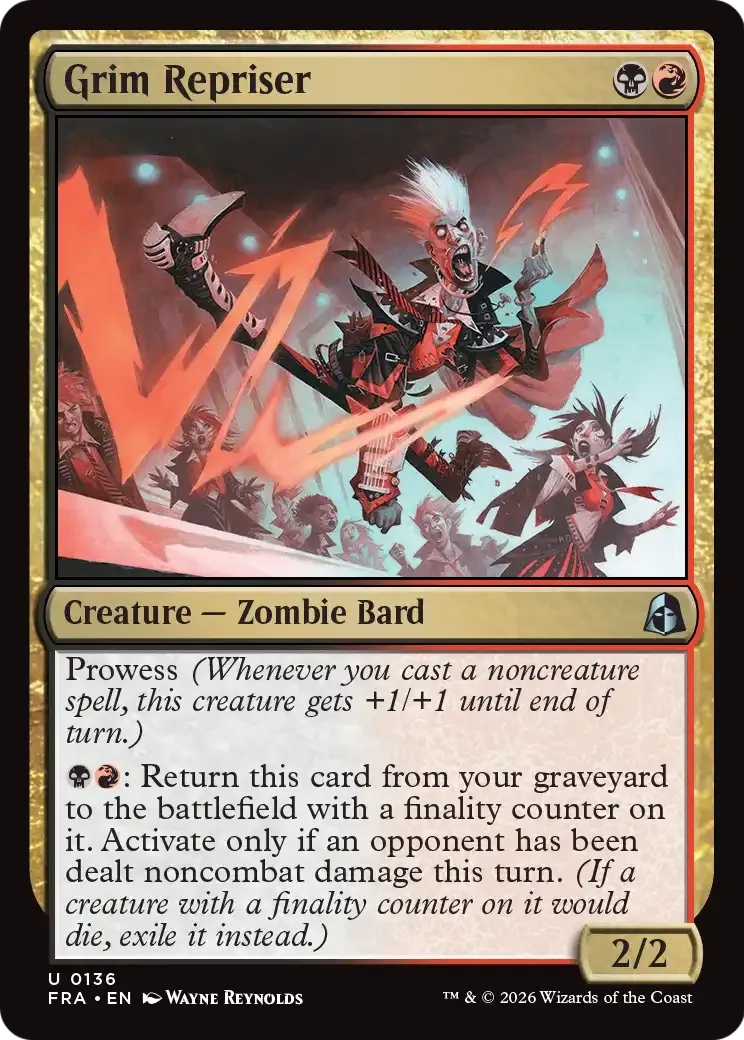 Grim Repriser — Reality Fracture — Magic: The Gathering