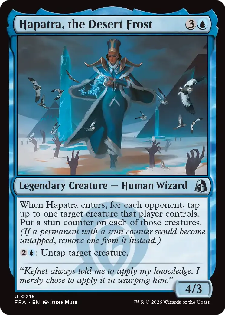 Hapatra, le givre du désert — Reality Fracture — Magic: The Gathering