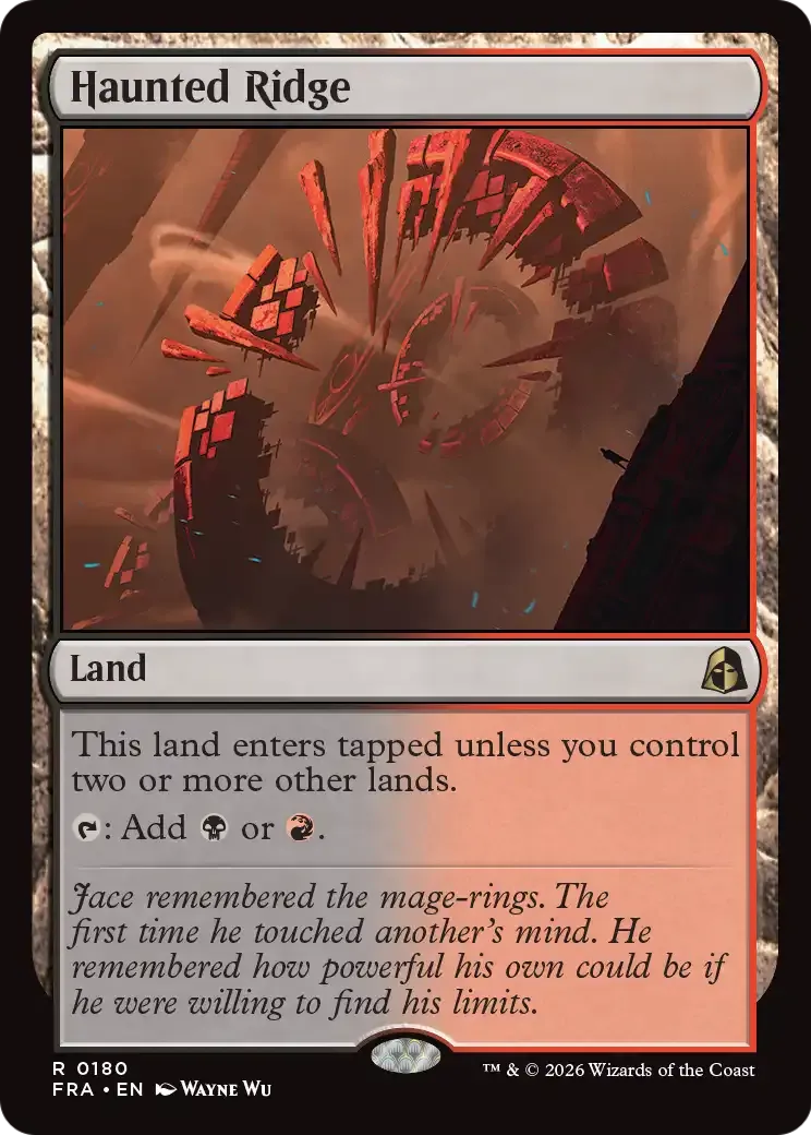 Haunted Ridge — Reality Fracture — Magic: The Gathering