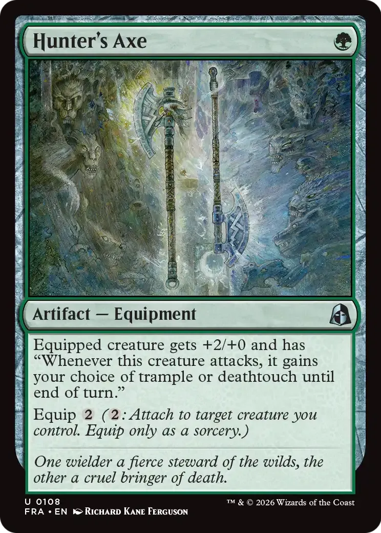 Hunter's Axe — Reality Fracture — Magic: The Gathering