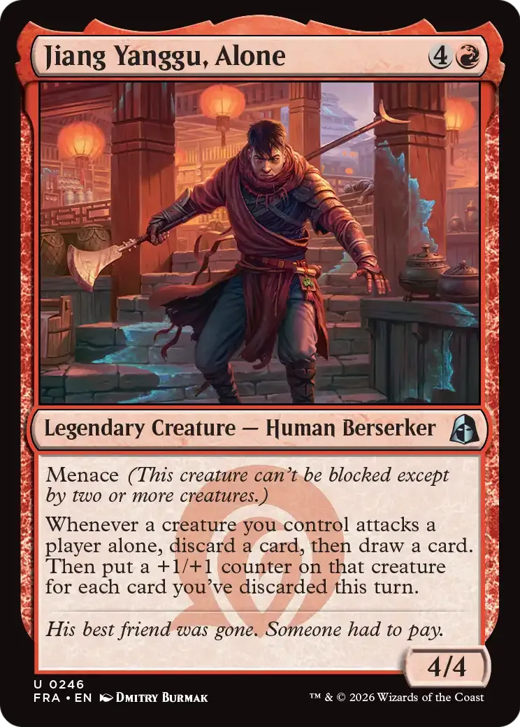 Jiang Yanggu, Alone — Reality Fracture — Magic: The Gathering