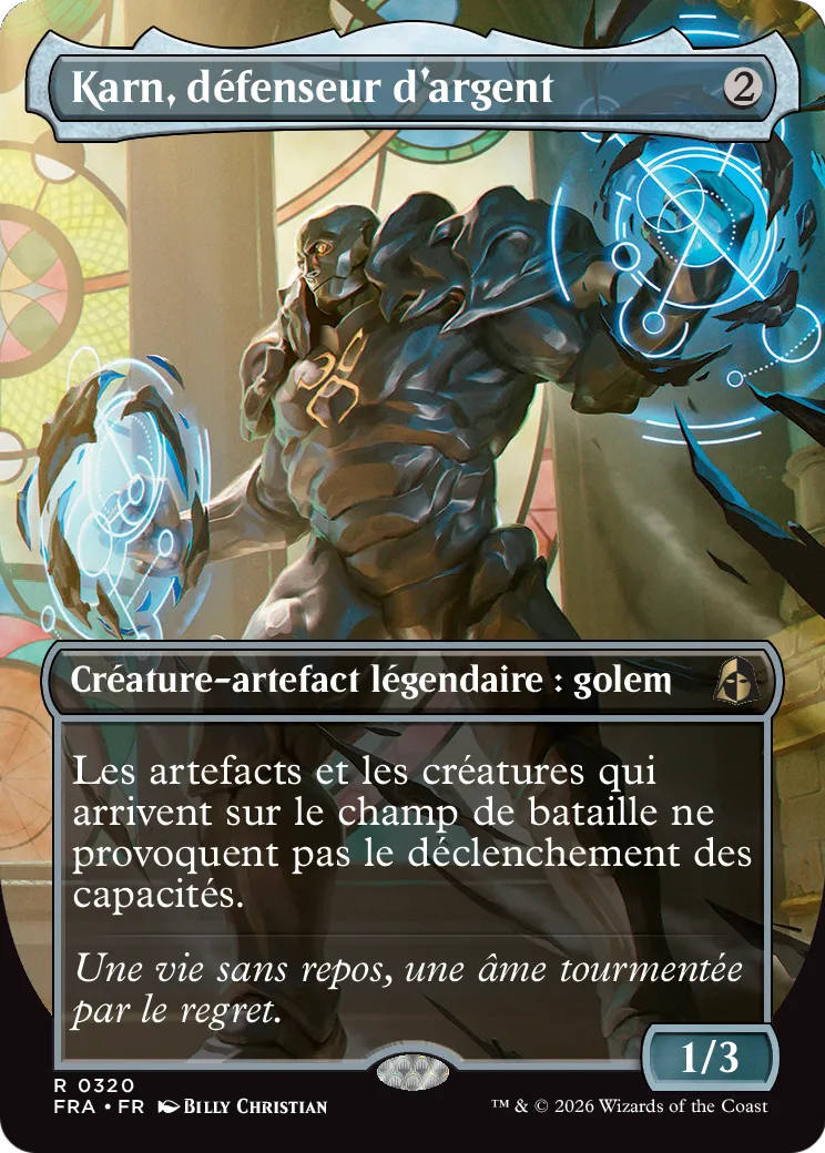 Karn, défenseur d'argent — Reality Fracture — Magic: The Gathering
