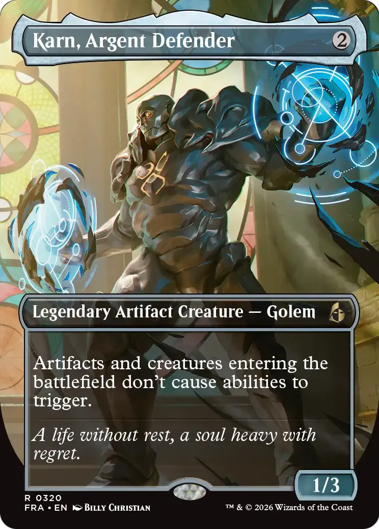 Karn, Argent Defender — Reality Fracture — Magic: The Gathering